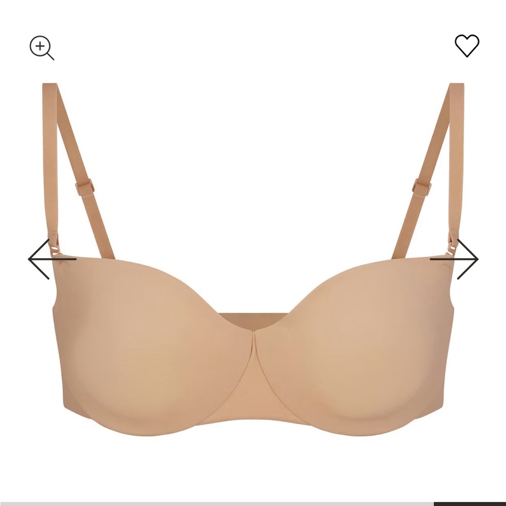SKIMS Nude Strapless T-Shirt Bra
